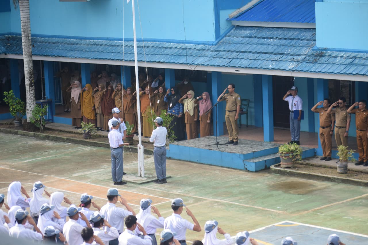 Upacara Bendera SMK Negeri 1 Nunukan