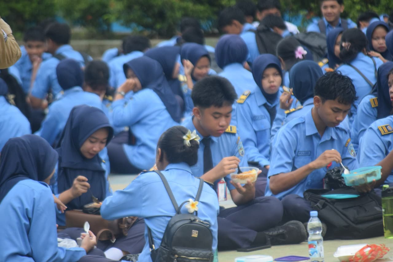 Sarapan Bersama SMK Negeri 1 Nunukan