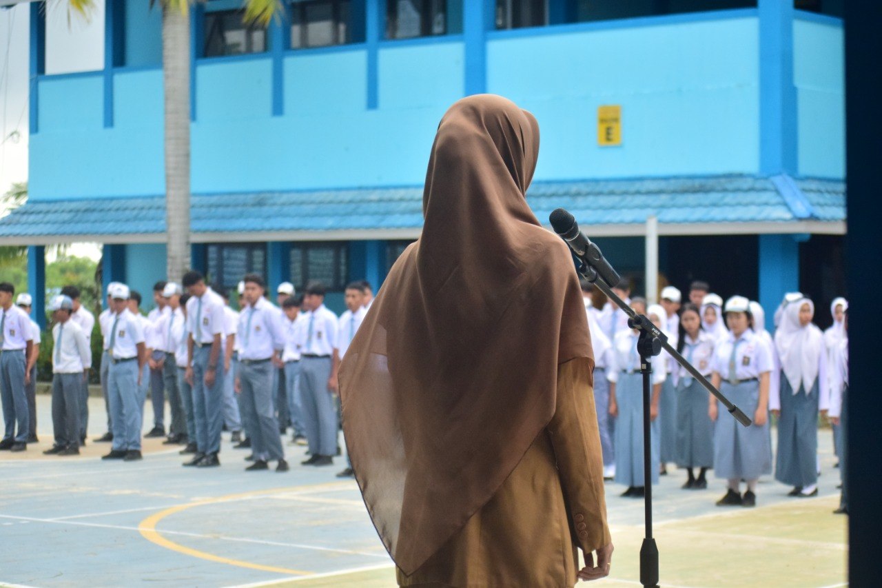Upacara Bendera SMK Negeri 1 Nunukan