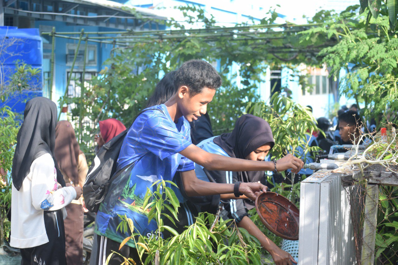Jumat Bersih SMK Negeri 1 Nunukan
