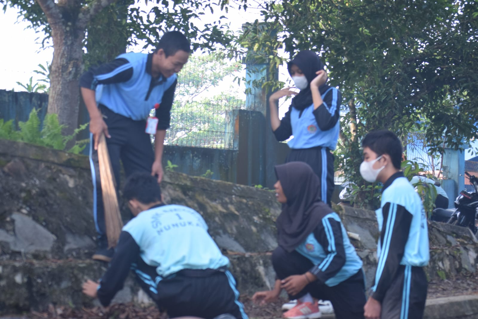Jumat Bersih SMK Negeri 1 Nunukan