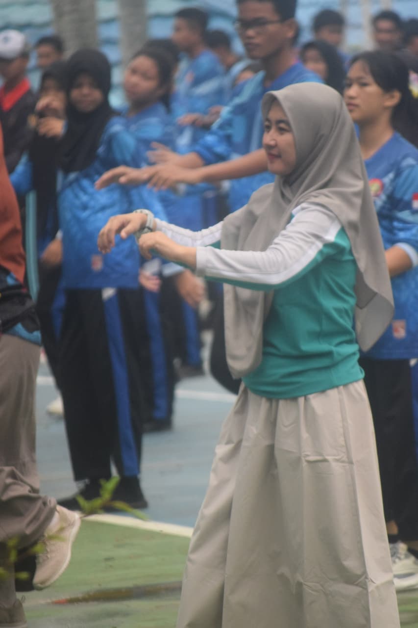 Senam Pagi SMK Negeri 1 Nunukan