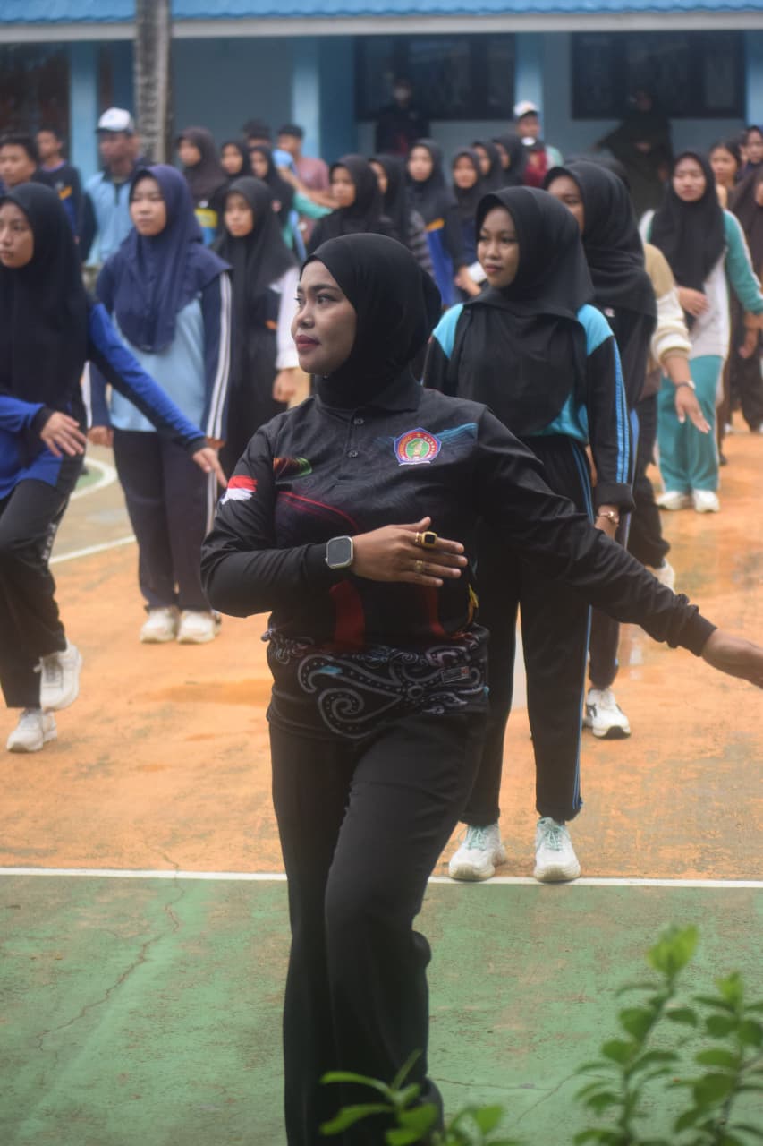Senam Pagi SMK Negeri 1 Nunukan
