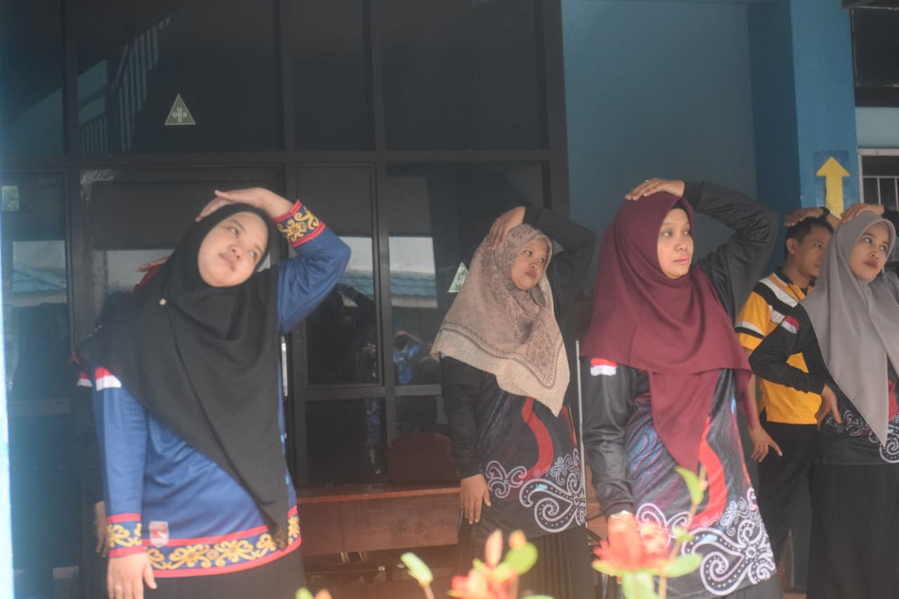 Senam Pagi SMK Negeri 1 Nunukan