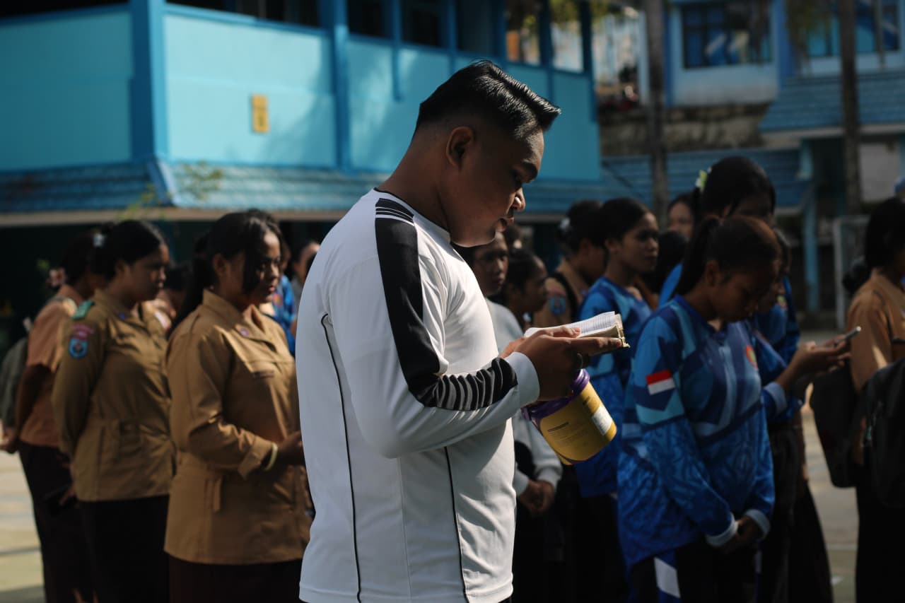 Ibadah Katolik SMK Negeri 1 Nunukan