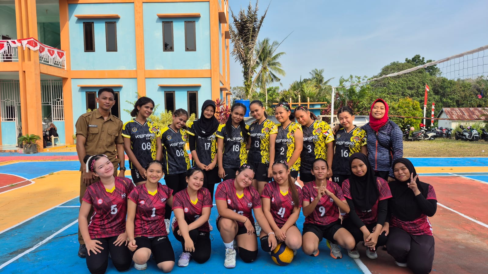 Tim Voli SMK Negeri 1 Nunukan Sabet Juara PORSENI 2026