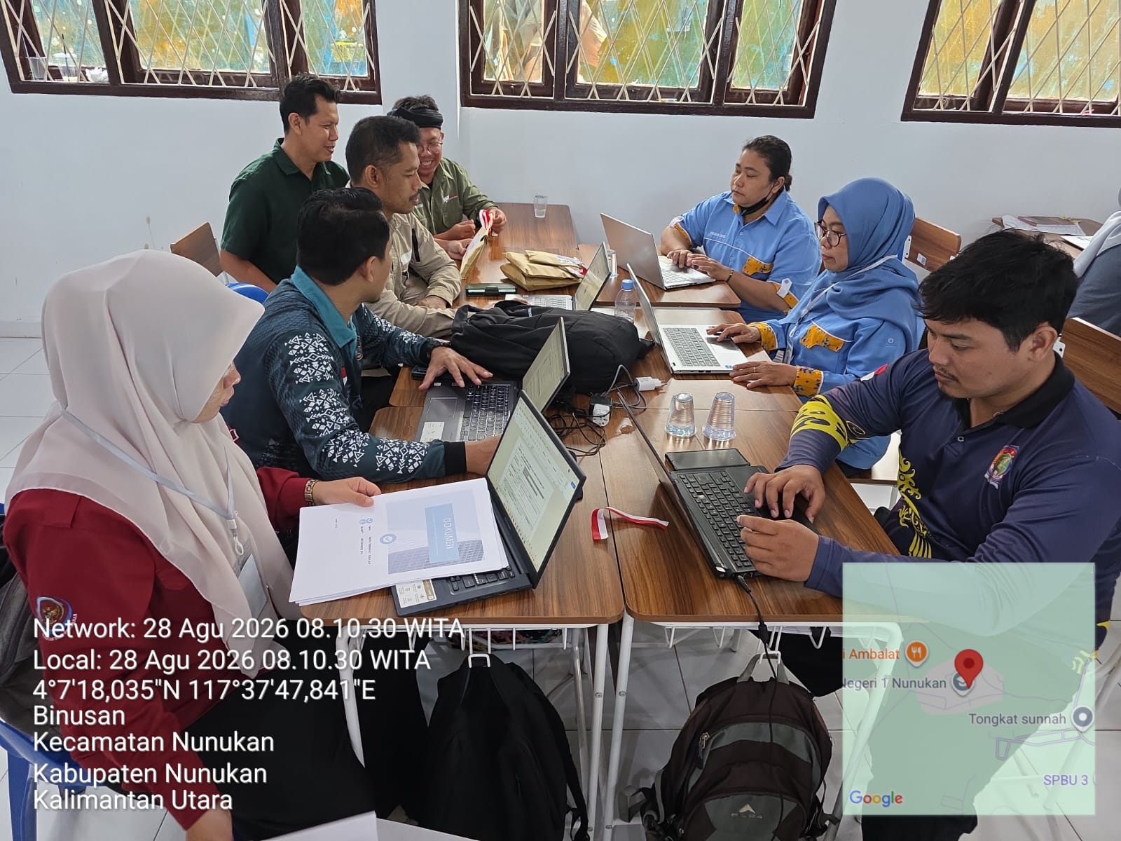 Asesor eksternal meninjau dokumen MUK, 28 Agustus 2026