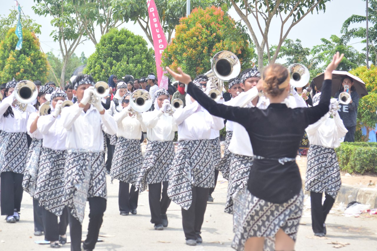 Penampilan Marching Band Ambalat SMKN 1 Nunukan